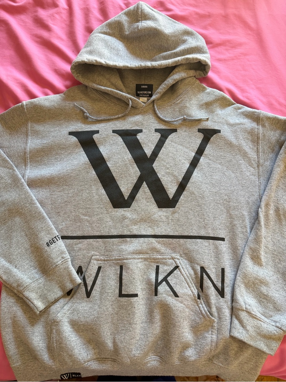 Men's Grey Wlkn Hoodie